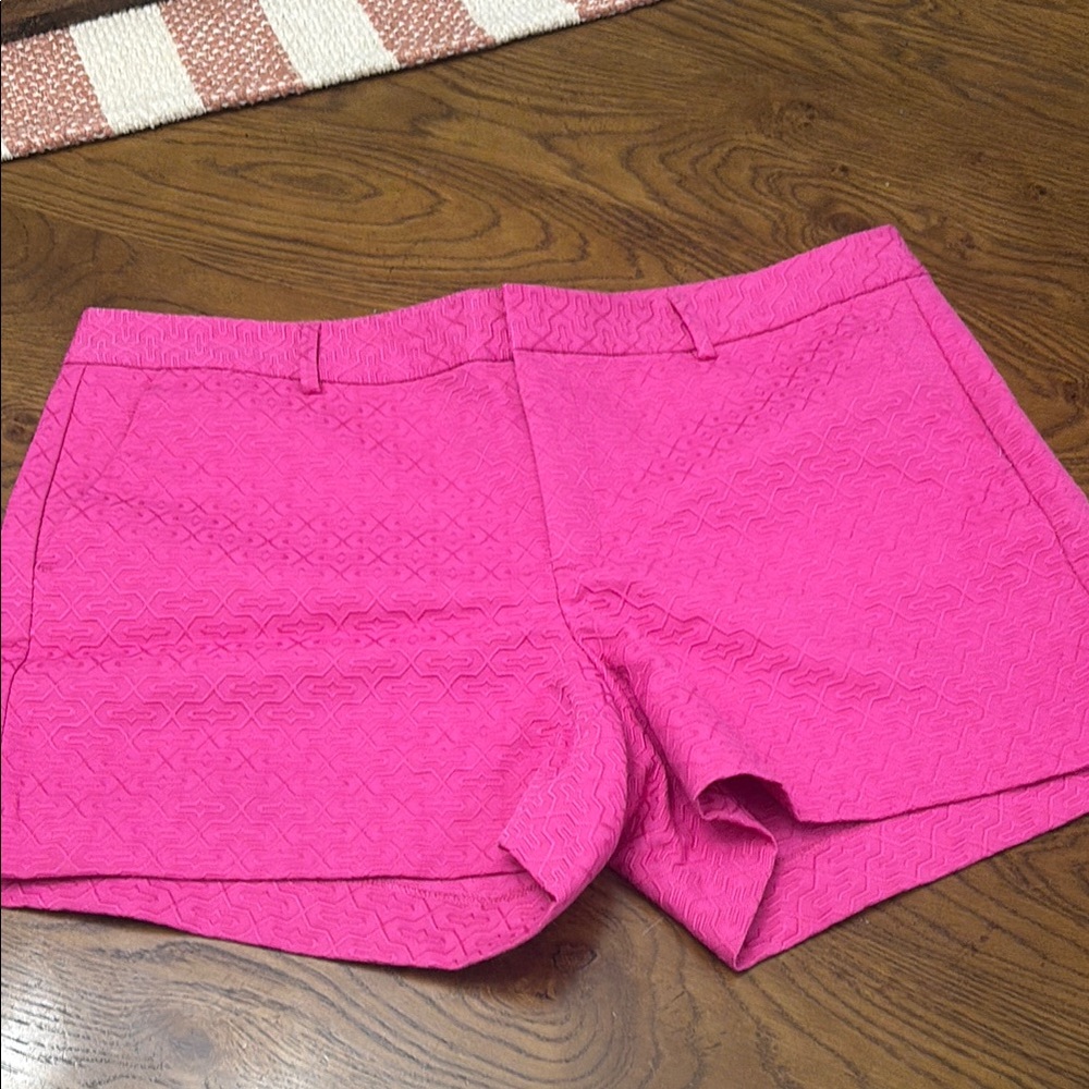 BANANA REPUBLIC Fushcia Jacquard Shorts